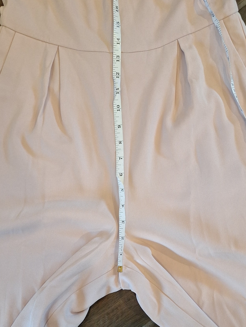 Aritzia Babaton Marcus Jumpsuit Pale Pink Camille Sleeveless Wide Leg Cropped 10 - Picture 8 of 11